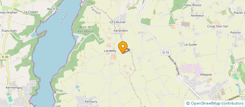 localisation de l'entreprise MADAME CLAIRE DANNEVILLE  PAIMPOL