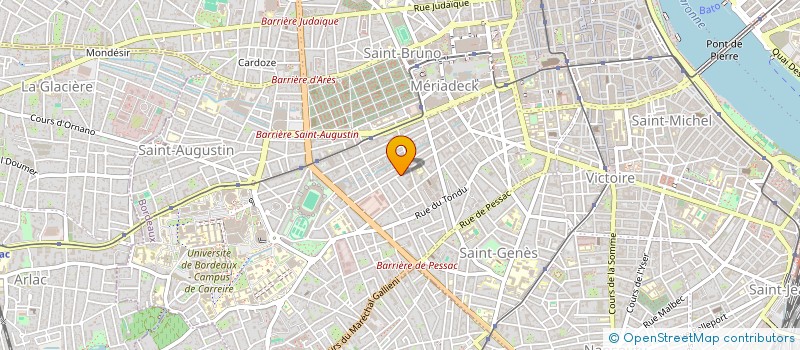 localisation de l'entreprise MADAME CLAIRE DARNIS  BORDEAUX