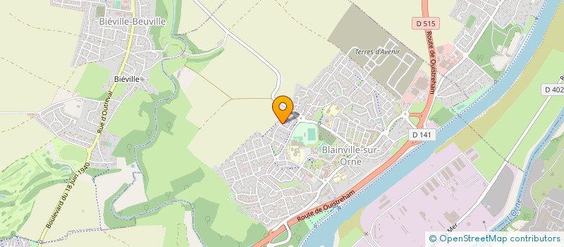 localisation de l'entreprise MADAME CLAIRE DAUREL  BLAINVILLE-SUR-ORNE