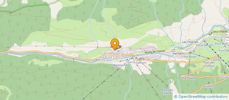 localisation de l'entreprise MADAME CLAIRE DAUTHERIVES  VAL-CENIS