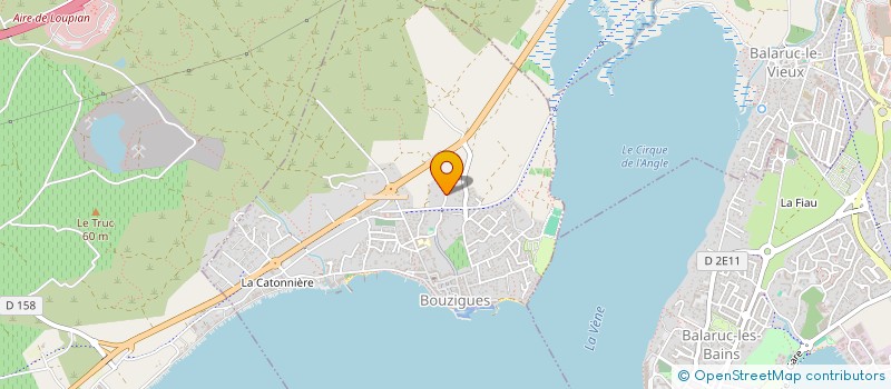 localisation de l'entreprise MADAME CLAIRE DAVID  BOUZIGUES