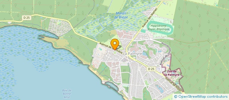 localisation de l'entreprise MADAME CLAIRE DAVOUST  LES MATHES