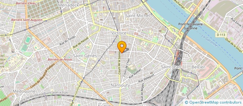 localisation de l'entreprise MADAME CLAIRE DAYDE  BORDEAUX