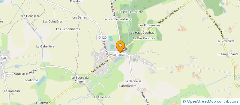 localisation de l'entreprise MADAME CLAIRE DE ALMEIDA  MONTJEAN