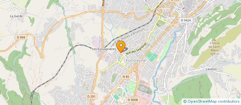 localisation de l'entreprise MADAME CLAIRE DE FERAUDY  GAP