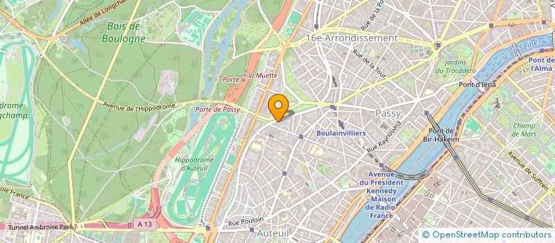 localisation de l'entreprise MADAME CLAIRE DE GOURCUFF  PARIS