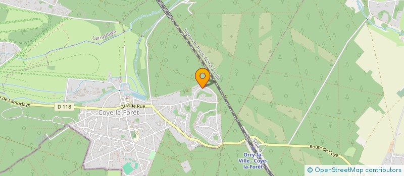 localisation de l'entreprise MADAME CLAIRE DE MOULOR  COYE-LA-FORET