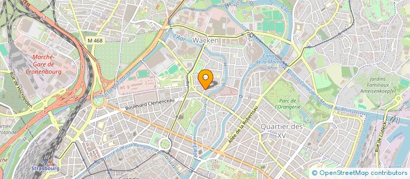 localisation de l'entreprise MADAME CLAIRE DE PIERPONT à STRASBOURG