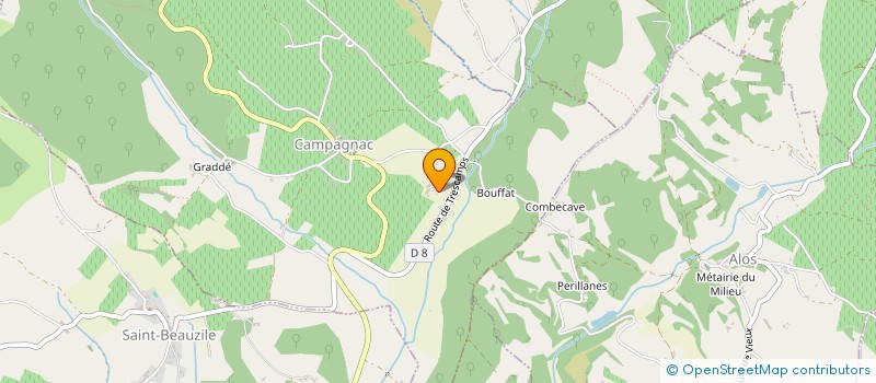 localisation de l'entreprise MADAME CLAIRE DE SOISSONS à CAMPAGNAC