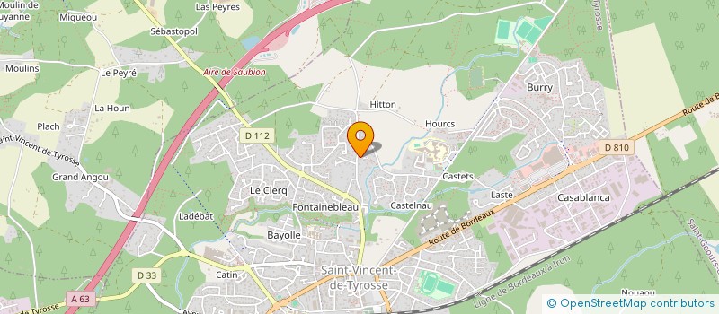 localisation de l'entreprise MADAME CLAIRE DE SOUSA  SAINT-VINCENT-DE-TYROSSE