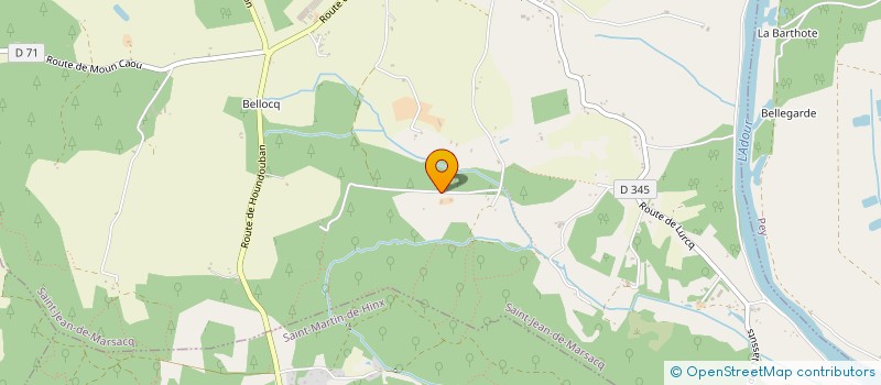 localisation de l'entreprise MADAME CLAIRE DE VROET  ST-JEAN-DE-MARSACQ