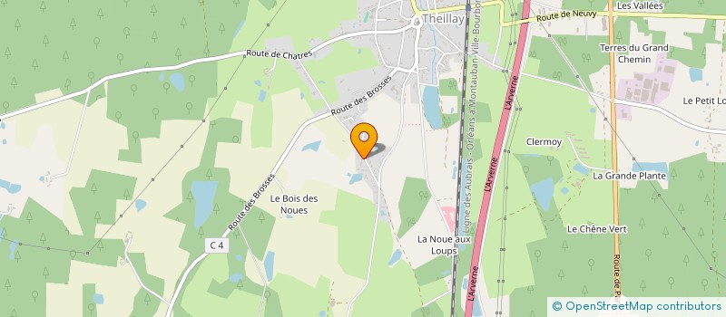 localisation de l'entreprise MADAME CLAIRE DE WILDE  LA ROCHE-L'ABEILLE