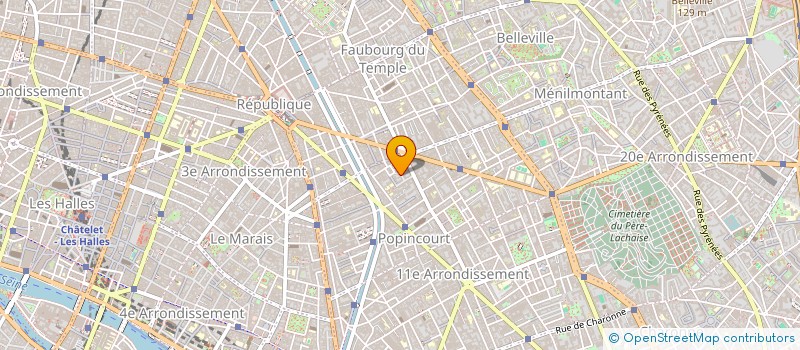 localisation de l'entreprise MADAME CLAIRE DECHERVOIS  PARIS