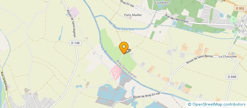 localisation de l'entreprise MADAME CLAIRE DECOUARD  BRAY-SAINT-AIGNAN