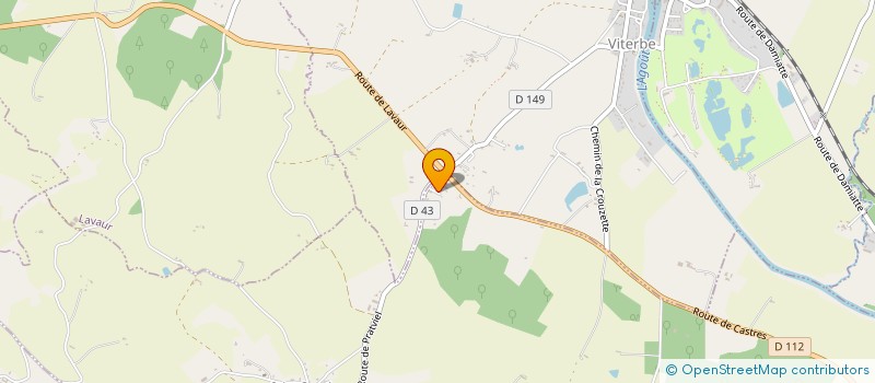 localisation de l'entreprise MADAME CLAIRE DEDIEU  TEYSSODE