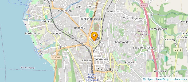 localisation de l'entreprise MADAME CLAIRE DEGLI-ESPOSTI à AIX-LES-BAINS
