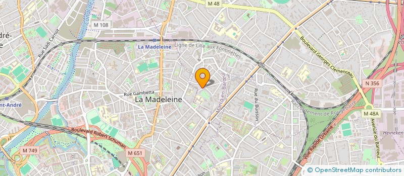 localisation de l'entreprise MADAME CLAIRE DEKEUWER à MARCQ-EN-BARŒUL