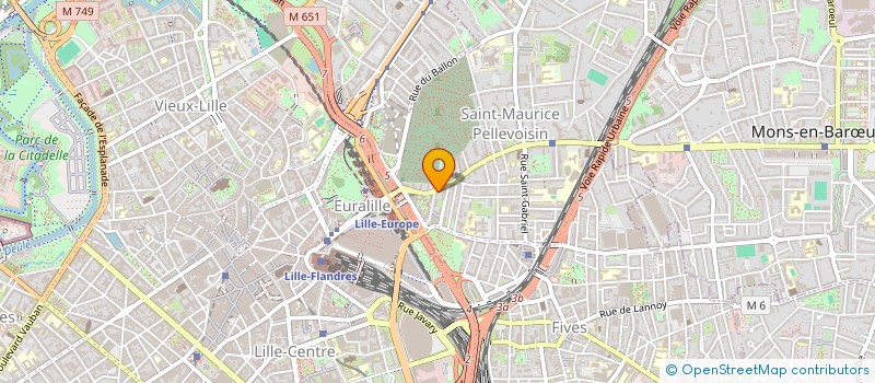 localisation de l'entreprise MADAME CLAIRE DELACROIX  LILLE