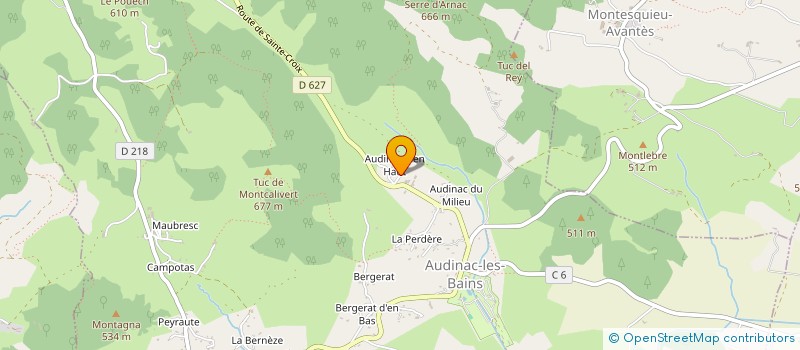 localisation de l'entreprise MADAME CLAIRE DELANEY à MONTJOIE-EN-COUSERANS