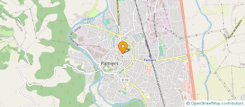 localisation de l'entreprise MADAME CLAIRE DELANNEE à PAMIERS