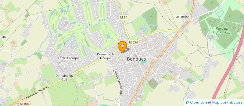 localisation de l'entreprise MADAME CLAIRE DELANNOY  BONDUES