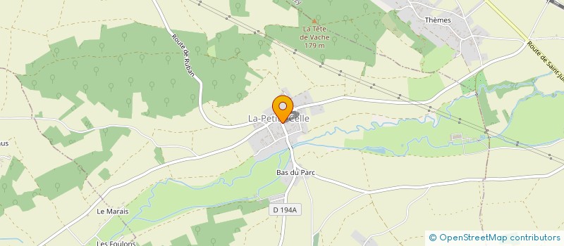 localisation de l'entreprise MADAME CLAIRE DELBEAU  LA CELLE-SAINT-CYR