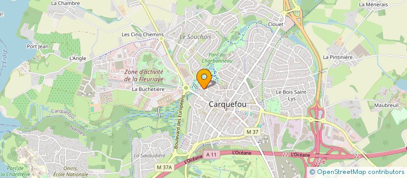 localisation de l'entreprise MADAME CLAIRE DELETRAZ à CARQUEFOU