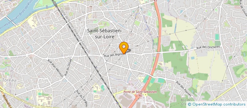 localisation de l'entreprise MADAME CLAIRE DELETTRE  SAINT-SEBASTIEN-SUR-LOIRE