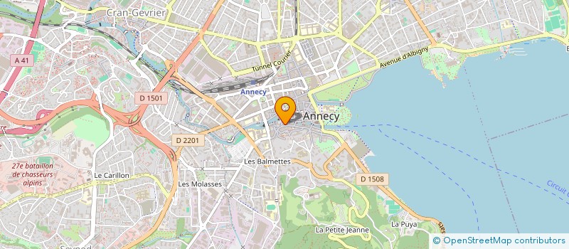 localisation de l'entreprise MADAME CLAIRE DELLINGER à ANNECY
