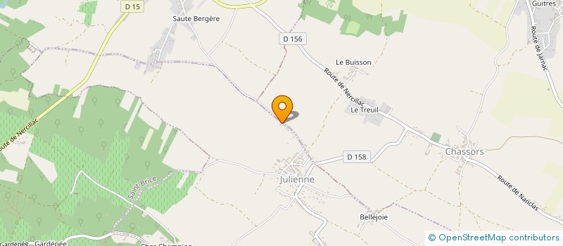 localisation de l'entreprise MADAME CLAIRE DENIS à JULIENNE