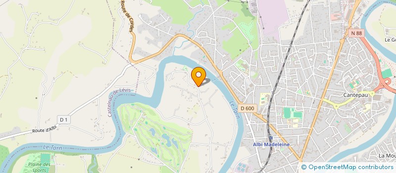 localisation de l'entreprise MADAME CLAIRE DENIS  ALBI