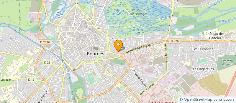 localisation de l'entreprise MADAME CLAIRE DENIZET à BOURGES