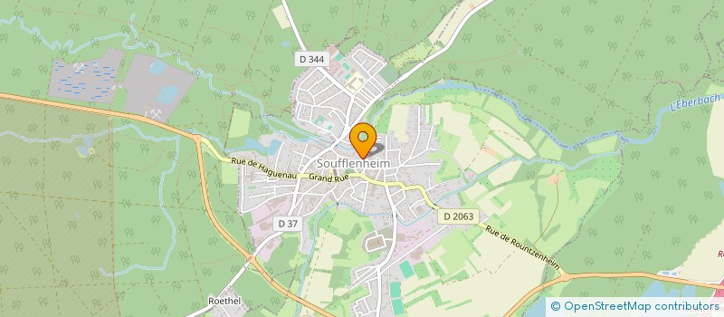 localisation de l'entreprise MADAME CLAIRE DENJEAN  SOUFFLENHEIM