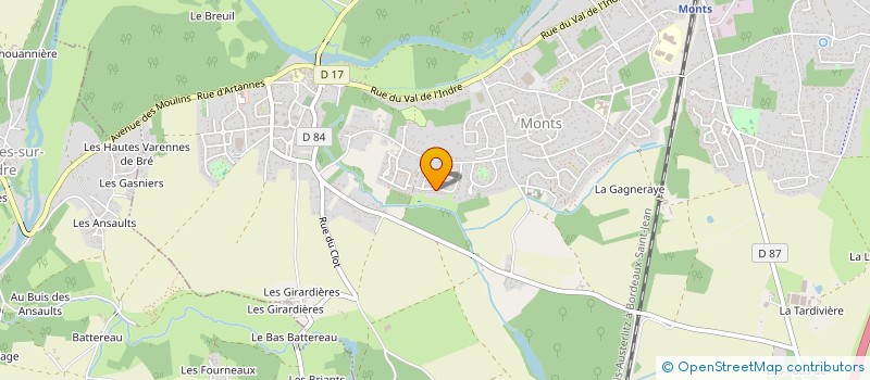 localisation de l'entreprise MADAME CLAIRE DEPOTHUIS  MONTS