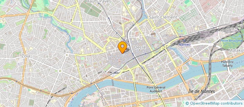 localisation de l'entreprise MADAME CLAIRE DEREY-VIAUD  NANTES