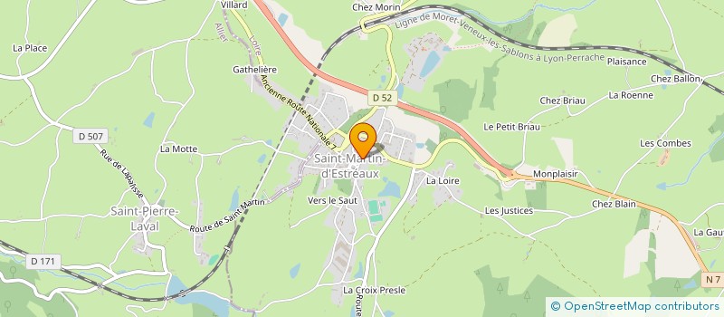 localisation de l'entreprise MADAME CLAIRE DESBOIS à SAINT-MARTIN-D'ESTREAUX