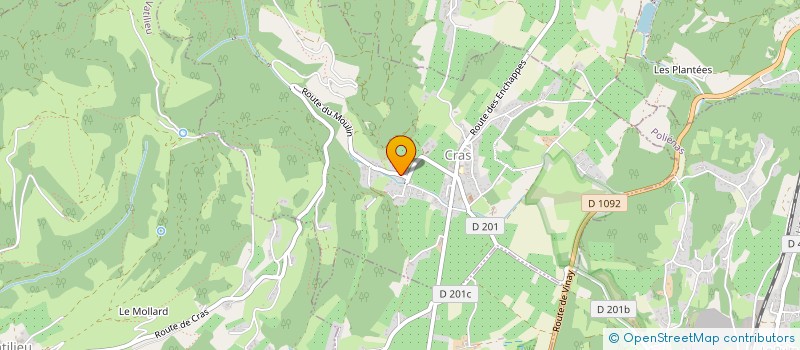 localisation de l'entreprise MADAME CLAIRE DESCHANELS  CRAS