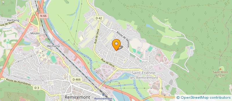 localisation de l'entreprise MADAME CLAIRE DESCHASEAUX à SAINT-ETIENNE-LES-REMIREMONT