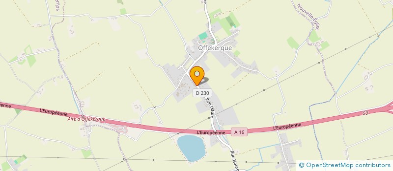 localisation de l'entreprise MADAME CLAIRE DESEIGNE  OFFEKERQUE