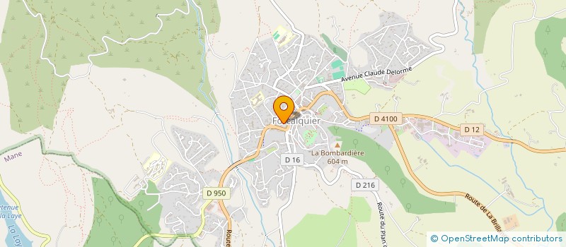 localisation de l'entreprise MADAME CLAIRE DESFORGES à FORCALQUIER