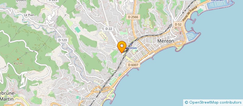 localisation de l'entreprise MADAME CLAIRE DESIRAT  MENTON