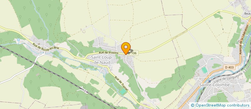 localisation de l'entreprise MADAME CLAIRE DESREUMAUX  PROVINS