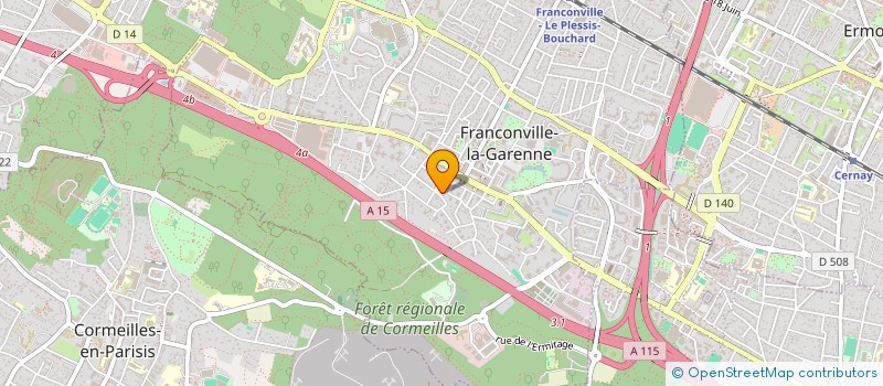 localisation de l'entreprise MADAME CLAIRE DESTREZ  FRANCONVILLE