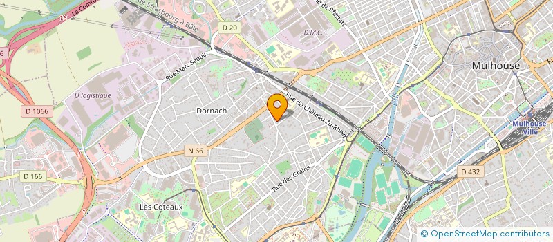 localisation de l'entreprise MADAME CLAIRE DETALLANTE  MULHOUSE