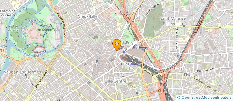 localisation de l'entreprise MADAME CLAIRE DETEVE à LILLE