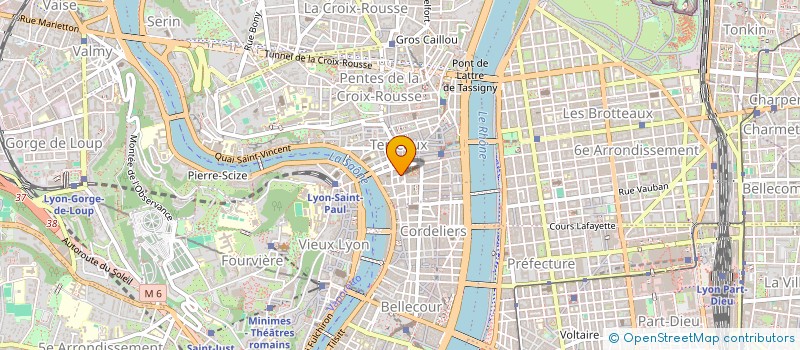 localisation de l'entreprise MADAME CLAIRE DEVILLE à LYON