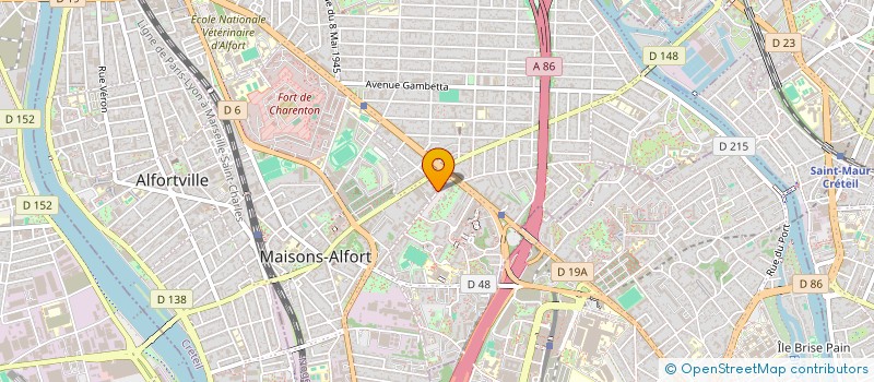 localisation de l'entreprise MADAME CLAIRE DEYSSON  MAISONS-ALFORT