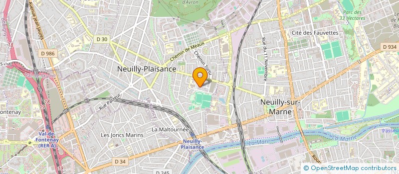 localisation de l'entreprise MADAME CLAIRE DISANT  NEUILLY-PLAISANCE