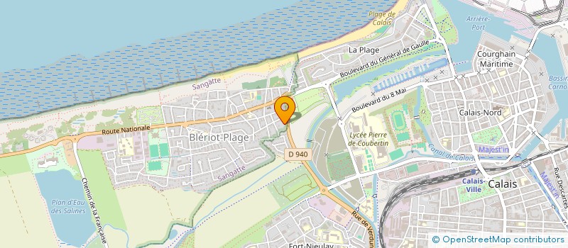 localisation de l'entreprise MADAME CLAIRE DITTE  SANGATTE