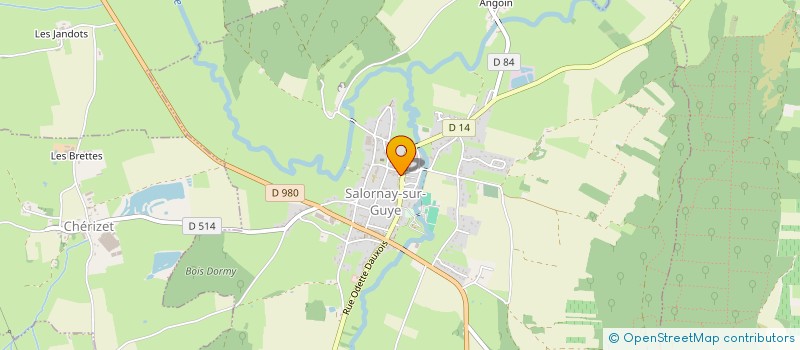 localisation de l'entreprise MADAME CLAIRE DIVAL  SALORNAY-SUR-GUYE